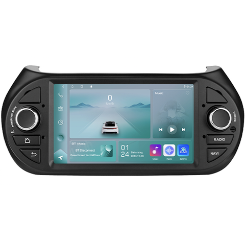 HIZPO P2FTFRN71CP 7“ Android 13 Autorádio Fiat Fiorino, Citroen Nemo, Peugeot Bipper (2+32GB) CHR879