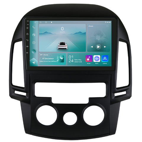 HIZPO KXI309001 Autorádio 9" Android pro Hyundai i30 - manuální klimatizace Model: P9002CP (2+32GB) CHR723_VAR