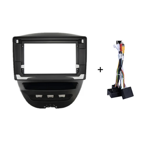 Redukční rámeček 10,1" s kabeláží pro Toyota Aygo, Citroen C1, Peugeot 107 CHRKXPG107101