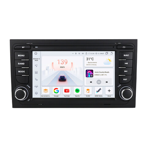 HIZPO ADA47001 Autorádio 7“ Android 13 Audi A4 Model: 6SADA47001P (6+64GB) CHR6SADA47001P