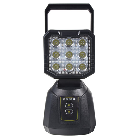 AKU LED světlo s magnetem, powerbanka, 9x3W, 263x110mm wl-li27PB