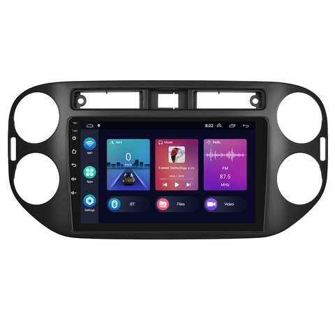 Podofo 2DIN autorádio PEV36 Android, Volkswagen Tiguan I B608