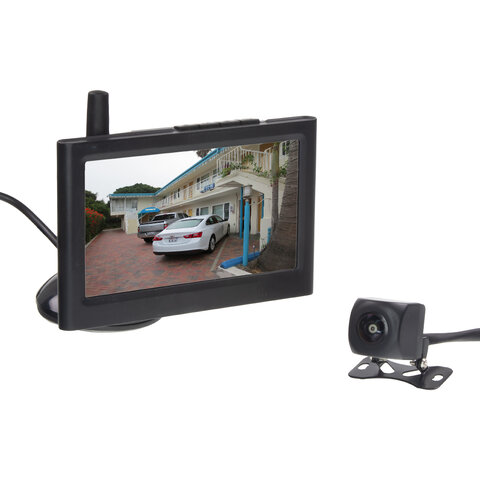 Bezdrátová parkovací kamera s LCD 4,3&quot; displejem cw2-set430