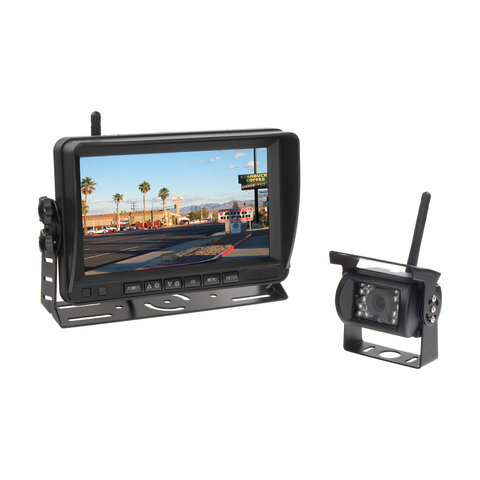 Bezdrátová parkovací kamera s LCD 7&quot; displejem a BSD cw2-set710