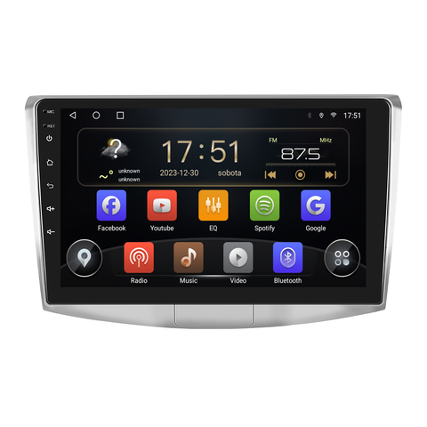 Isudar 2DIN autorádio T72-IEV24 Android, Volkswagen Passat B6, B7, CC B180