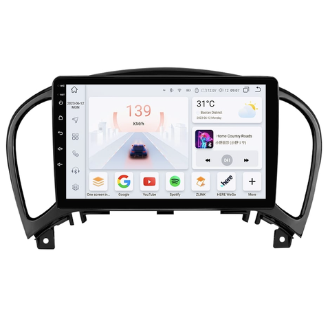 HIZPO KXNSJK91/2 Autorádio 9" Android pro Nissan Juke Varianta: Napájecí kabel typu A, Model: S9006 (6+64GB) CHR2028_NAP