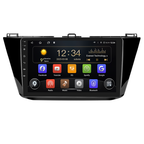 Isudar 2DIN autorádio T72-IEV17 Android, Volkswagen Tiguan II B159
