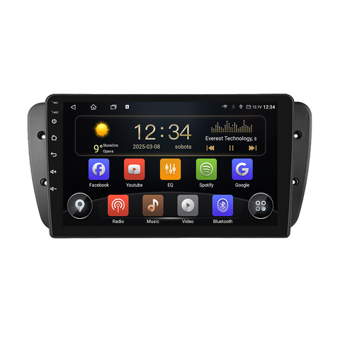 Isudar 2DIN autorádio T72-IEV30 Android, Seat Ibiza B202