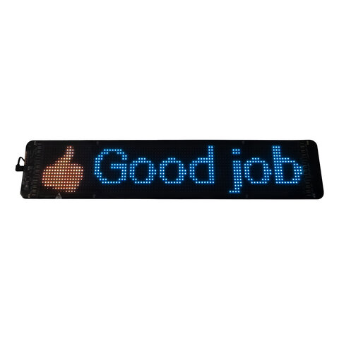 LED matrix panel &quot;Devil eyes&quot;, 12 x 60cm 95DE03