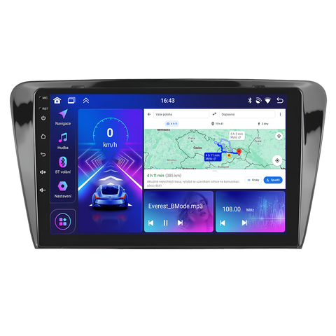 Bmode 2DIN autorádio BEV04 Android, Škoda Octavia III B095