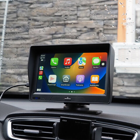 Monitor 7&quot; s Apple CarPlay, Android auto, Bluetooth, DUAL DVR ds-755cadvr