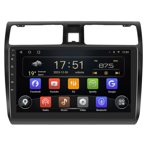 Isudar 2DIN autorádio T72-IEV72 Android, Suzuki Swift B468