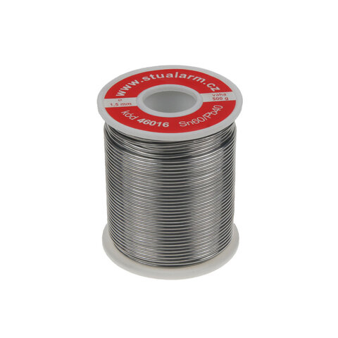 Trubičkový cín cívka 0,5kg, 1,5mm