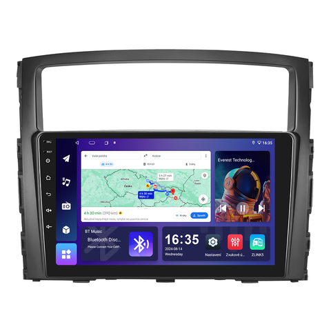 Isudar 2DIN autorádio T68B-IEV43 Android, Mitsubishi Pajero IV B317