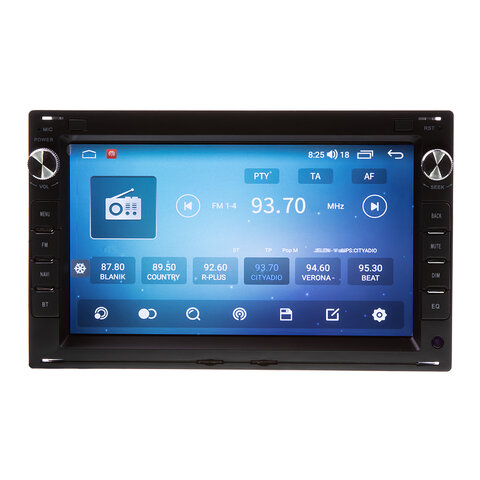 Autorádio pro VW, Škoda s 7&quot; LCD, Android, WI-FI, GPS, CarPlay, Bluetooth, 4G, 2x USB 80802A4