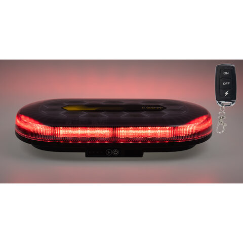 AKU LED rampa červená, 48xLED, magnet, 328mm, ECE R65 R10 sre2-bat865reRE