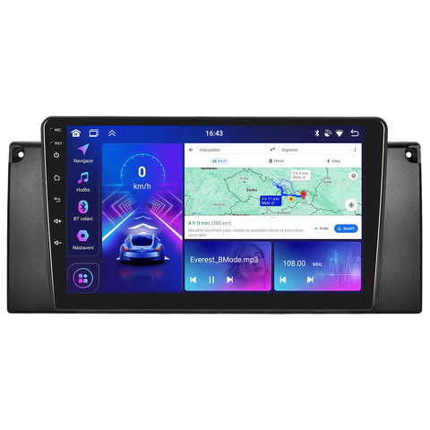 Bmode 2DIN autorádio BEV14 Android, BMW E39 / X5 E53 B140