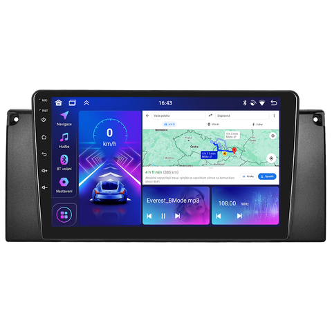 Bmode 2DIN autorádio BEX14 Android, BMW E39 / X5 E53 BEX-UN06M/A7458