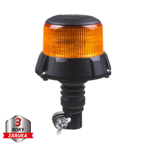 Robustní oranžový LED maják, na držák, 48W, ECE R65 wl403hr