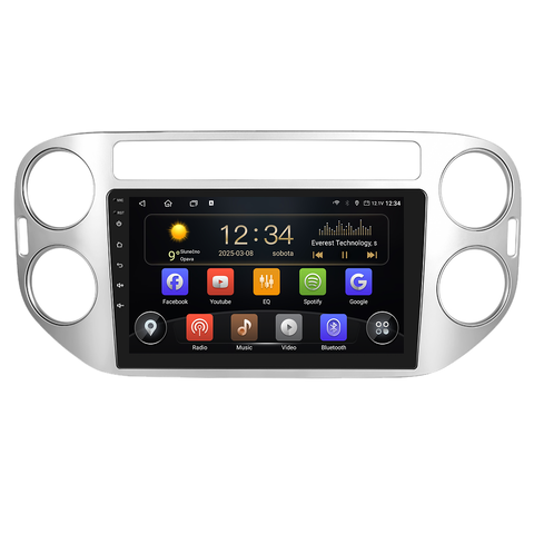 Isudar 2DIN autorádio T72-IEV123 Android, Volkswagen Tiguan T72-UN08M/A7094
