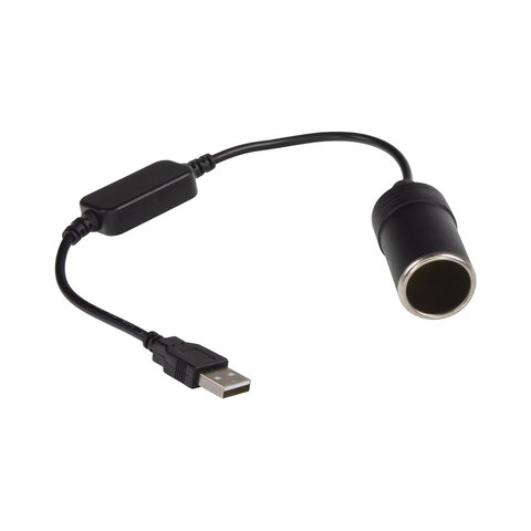Redukce s měničem napětí USB/CL zásuvka - 5V/12V, 1A 34168