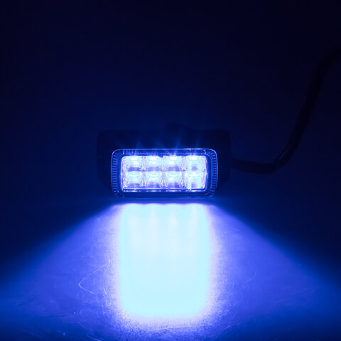 PROFI výstražné LED světlo vnější, modré, 12-24V, ECE R65 911-623blu