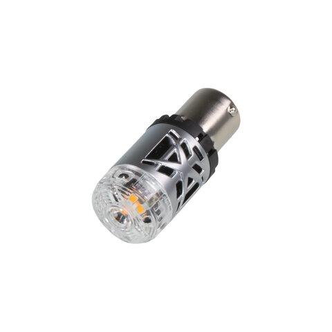 LED BA15S oranžová, 12V, 23W CAN-BUS, 360° 95CB-BA15S-1o