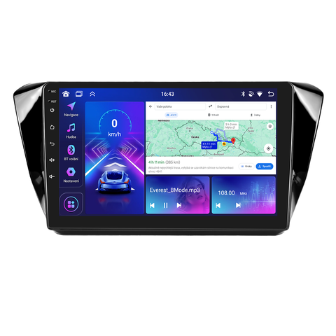 Bmode 2DIN autorádio BEX37 Android, Škoda Superb III BEX-UN06/A7794