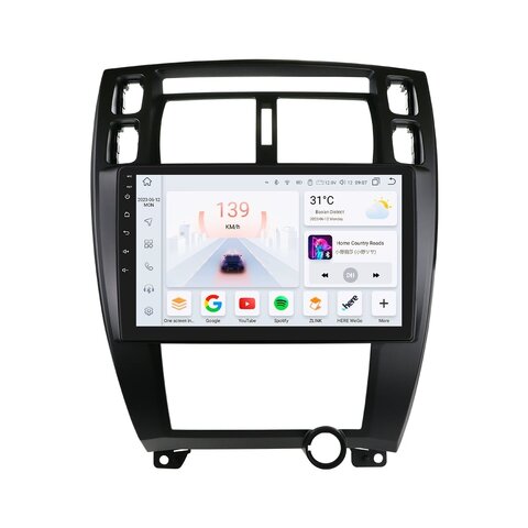 HIZPO KXTUS101 Autorádio 10,1" Android pro Hyundai Tucson Barva rámečku: Černá, Model: S101008 (8+128GB) CHR1674_ERN