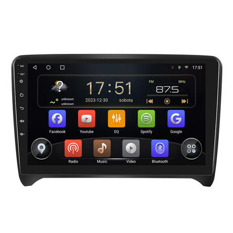 Isudar 2DIN autorádio T72-IEV22 Android, Audi TT B167