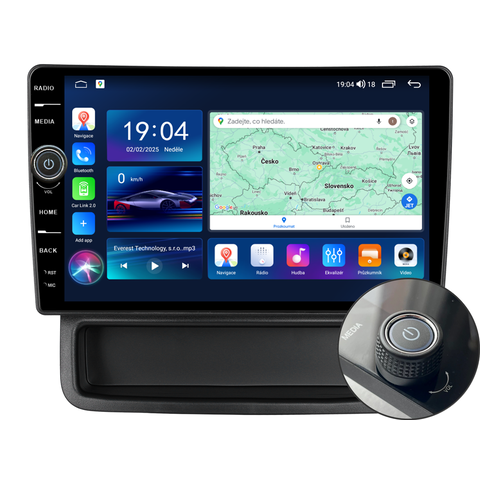 Everest 2DIN autorádio EVE201 Android, Renault Trafic II / Opel Vivaro A / Nissan Primastar EVE-UN06/A8021