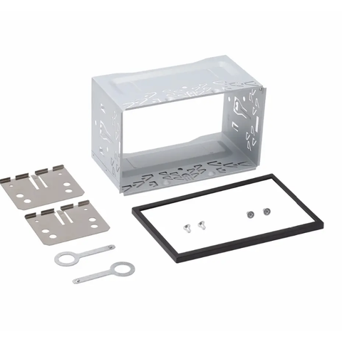 Plechový univerzální 2DIN rámeček CHR1625