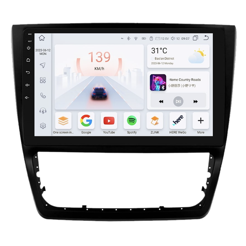 HIZPO KXSKYT101 Autorádio 10,1“ Android 13 pro Škoda Yeti Model: S101006 (6+64GB) CHR2737