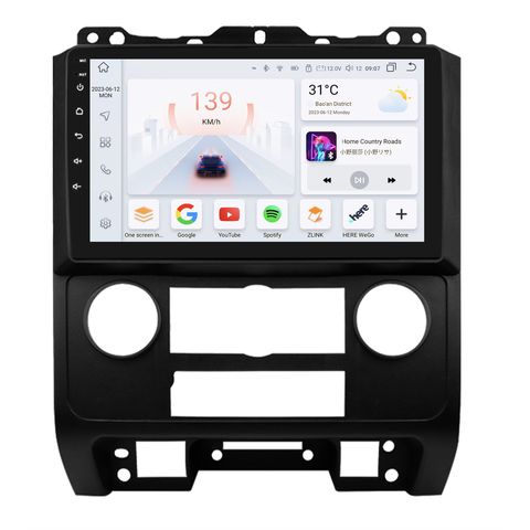 HIZPO KXESC9002 Autorádio 9" Android 13 Ford Escape Model: S9006 (6+64GB) CHR2713