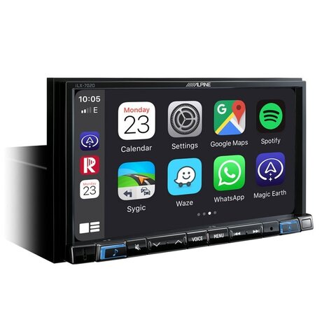ALPINE iLX-702D Autorádio 2DIN se zrcadelním telefonu