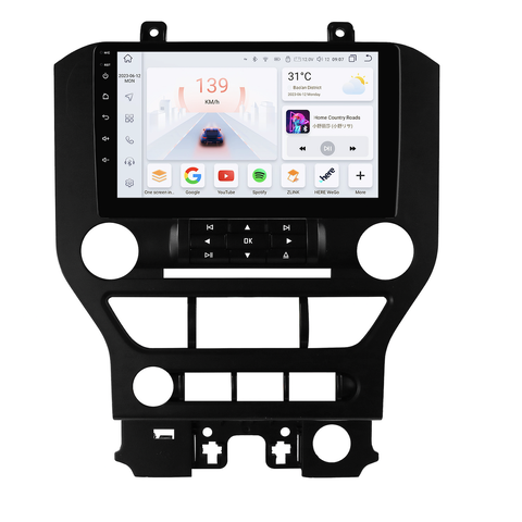 HIZPO KXFDMST92 9" Android 13 Autorádio pro Ford Mustang 2015-2021 Model: S9006 (6+64GB) CHR3350_S91
