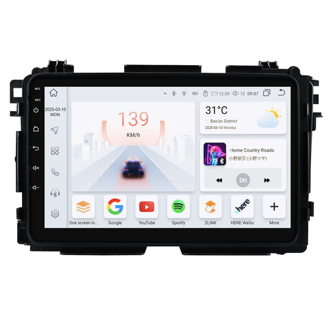 HIZPO KXHDHRV91 Autorádio 9" Android pro Honda HR-V Model: S9004 (4+32GB) CHR4604_S92