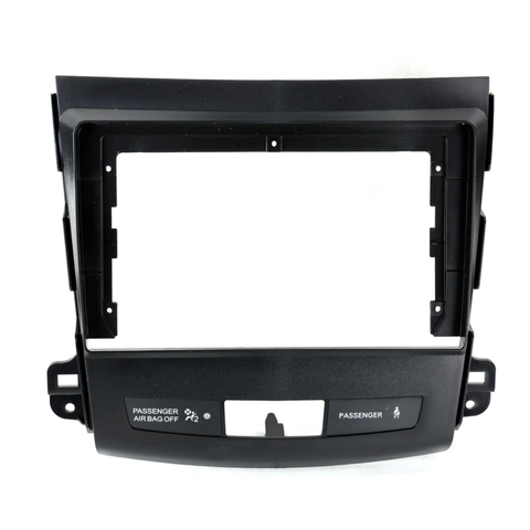 Rámeček s napájecím kabelem pro 9" autorádio pro Mitsubishi Outlander 2, Peugeot 4007, Citroen C-Crosser Varianta: A - Bez RockFord CHRKXMSBLD92A