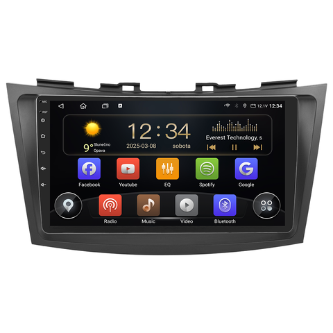 Isudar 2DIN autorádio T72-IEV115 Android, Suzuki Swift T72-UN08M/A7599