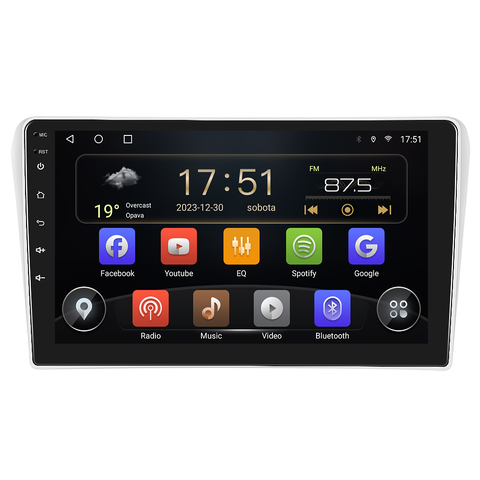 Isudar 2DIN autorádio T72-IEV74 Android, Toyota Avensis T250 B474