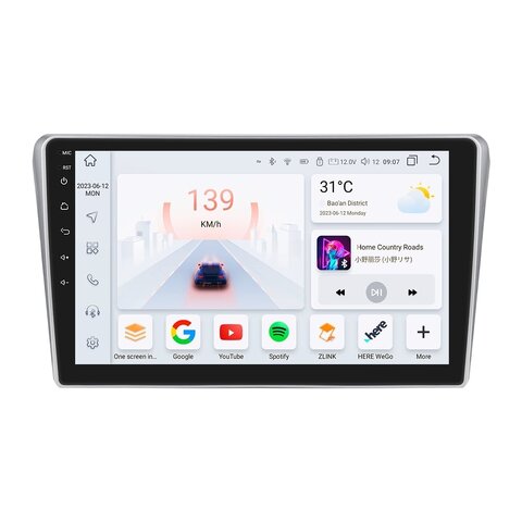 HIZPO KXAVS9001 Autorádio 9" Android 13 pro Toyota Avensis T25 Model: S9006 (6+64GB) CHR1733