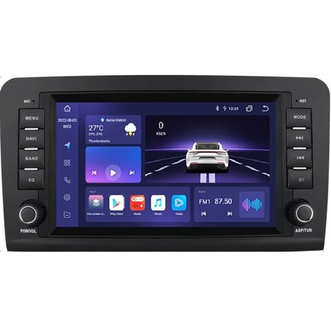 HIZPO BENZML8001 Autorádio 8“ Android 13 pro Mercedes-Benz ML W164, GL X164 Model: 4SBENZML81P (4+32GB) CHR4SBENZML81P
