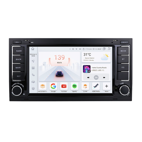 HIZPO VWTOR7001 Autorádio 7“ Android 13 pro Volkswagen Touareg, Transporter T5, Multivan, Caravelle Model: 8SVWTOR7001 (8+128GB) CHR8SVWTOR7001P