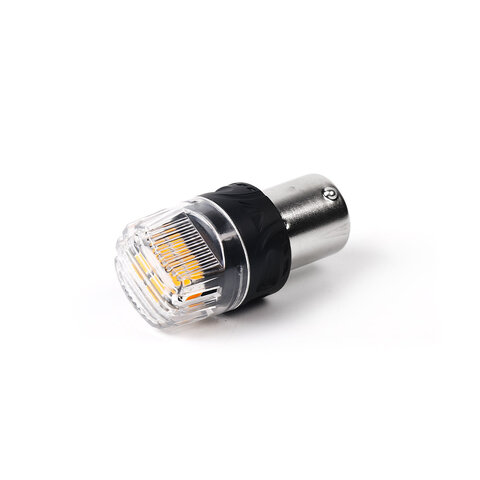 LED BA15S oranžová, 12V, 16LED 2835SMD 95BR-BA15S-01o