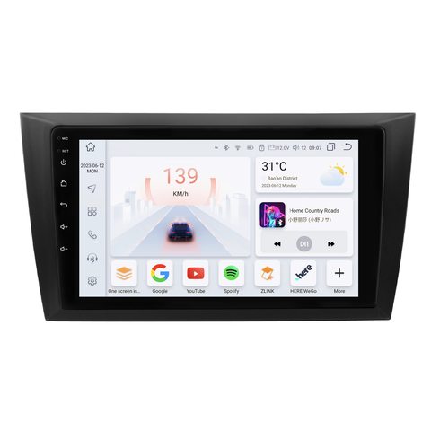 HIZPO KXVWGF91 Autorádio 9" Android 13 pro Volkswagen Golf 6 Model: S9008 (8+128GB) CHR2511