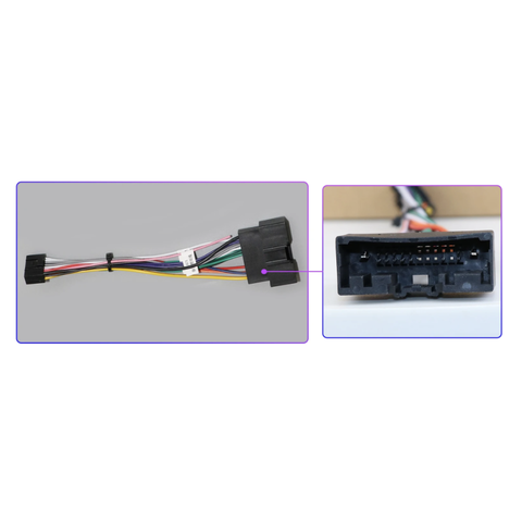 Ford Transit Custom - Napájecí kabel bez CANbusu CHRKXTRST9002_CABLE