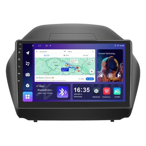 Isudar 2DIN autorádio T68B-IEV30 Android, Hyundai ix35 B242