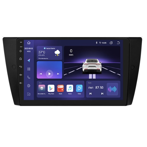 HIZPO KXBME9092 Autorádio 9" Android 13 pro BMW řada 3 E90 Model: S9006 (6+64GB) CHR1683