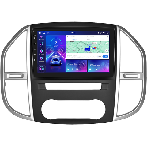 Bmode 2DIN autorádio BEX64 Android, Mercedes-Benz Vito III B616
