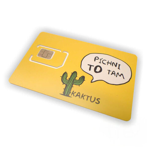 SIM karta Kaktus vhodná do iQGSM SIM KAKTUS